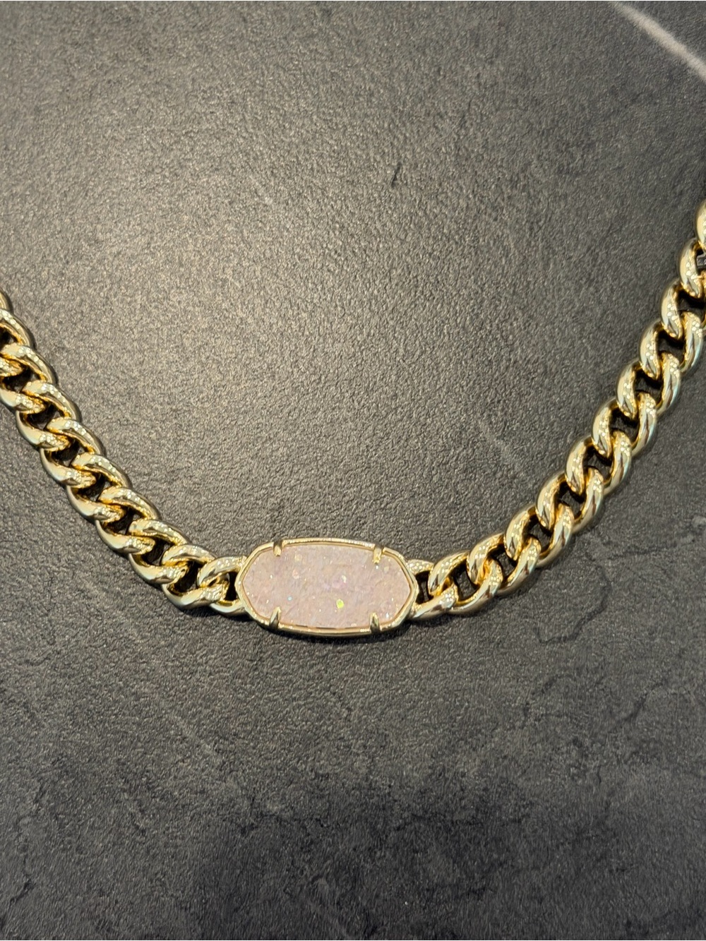 Kendra Scott Gold Chain & Druzy Necklace - Picture 2 of 6